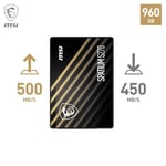MSI SPATIUM S270 960GB 500-450 MB/s 2.5″ SATA3 SSD Disk