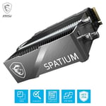 MSI SSD SPATIUM M570 PRO PCIe 5.0 NVMe M.2 2TB FROZR R:12400 W:11800