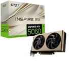 MSI VGA GEFORCE RTX 5060 8G INSPIRE 2X OC RTX5060 8GB GDDR7 128B DX12 PCIE 5.0 X16 (3XDP 1XHDMI)