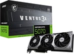 MSI VGA GEFORCE RTX 5070 12G VENTUS 3X OC RTX5070 12GB GDRR7 192B DX12 PCIE 5.0 X16 (3XDP 1XHDMI)