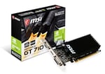 MSI VGA GT 710 2GD3H LP GT710 2GB DDR3 64b DX12 PCIE 3.0 x16 (1xVGA 1xDVI 1xHDMI) - Seçenekler: Tek., Tek kişilik