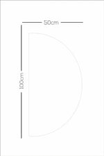 MSticker-Bohem Koyu Yeşil Yarım Daire Çocuk Bebek Odası Sticker(50x100cm)