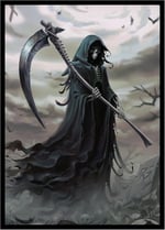 MTG (Grim Reaper) - 100 karat Mat TCG Kart Sanat Kolları Ai Armor