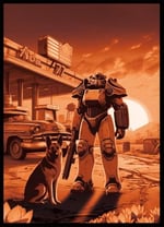MTG Kart Kılıfları 100CT (Fallout Sunset), Mat Sanat Kartı Kollu, Mat Arka ve Parlak Ön, 66x92 mm