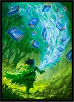 MTG (Simic Mavi/Yeşil) - 100 karat Mat TCG Kart Sanat Kolları Ai Armor