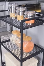 Mudesa MDS3TELS001 Metal Mutfak Malzeme Dolabı Metal Organizer Dekoratif Çok Amaçlı Raf