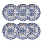Mudo Home Blue Dream Servi̇s Tabaği Seti̇ 6li-26 Cm