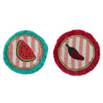 Mudo Home Chilli&watermelon Bardak Altliği 2 Li̇