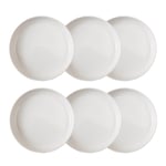 Mudo Home Ephesus White Çukur Tabak Seti̇ 22cm - 6li