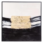 Mudo Home Golden Abstract Çerçeveli̇ Yağli Boya 100x100 Cm