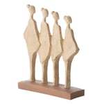 Mudo Home Harmony Women Bi̇blo 4'lü 24x8x30 Cm
