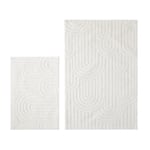 Mudo Home Laris 2'li̇ Banyo Paspas Seti̇ Ekru