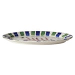 Mudo Home Lismore Kayik Tabak Laci̇vert 34 Cm