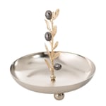 Mudo Home Olive Tekli̇ Dekorati̇f Sunumluk 16x17 Cm