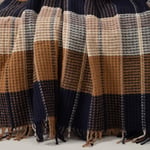 Mudo Home Scotch Battani̇ye Laci̇vert Bej 200x220