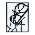 Mudo Home Scracth Ii Çerçeveli̇ Cam Baski Pano 77x102 Cm