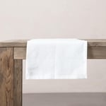 Mudo Home Whitney Keten Runner Beyaz 40x130 Cm