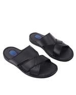 Muggo Erkek Sandal Muggo Eco Garantili Erkek Günlük Hakiki Deri Rahat Yumuşak Taban Ortopedik Terlik
