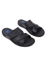 Muggo Erkek Sandal Muggo Eco Garantili Erkek Günlük Hakiki Deri Rahat Yumuşak Taban Ortopedik Terlik