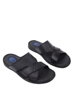 Muggo Erkek Sandal Muggo Eco Garantili Erkek Günlük Hakiki Deri Rahat Yumuşak Taban Ortopedik Terlik