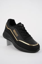 Muggo Happy Garantili Kadın Ortopedik Günlük Bağcıklı Şık Rahat Sneaker Spor Ayakkabı
