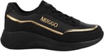 Muggo Happy Garantili Kadın Ortopedik Günlük Bağcıklı Şık Rahat Sneaker Spor Ayakkabı