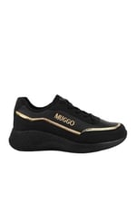 Muggo Happy Garantili Kadın Ortopedik Günlük Bağcıklı Şık Rahat Sneaker Spor Ayakkabı