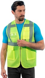 Mühendis Yeleği Reflektörlü (Sarı) Sarı 2XL