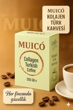 Muico Geleneksel Öğütülmüş Kolajen Türk Kahvesi– Kolajen Peptit & Hindiba Ekstraktlı 200 gr