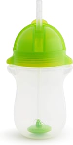 Munchkin Click Lock Tip & Sip Straw Trainer Cup| Bebek ve Küçük Çocuk Samanlı Sippy Bardaklar | BPA İçermeyen Dökülmeyen Bardak | Sütten Kesilen Bebek Hasır Bardak| Ağırlıklı Hasır Çocuk Bardakları|10