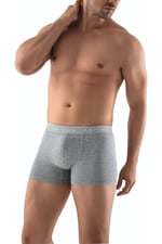 Mundies 5 Adet Gri Renk Likralı Boxer Gri 2XL