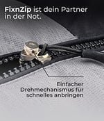 Munkees Fixnzip Evrensel fermuar yedek sürgü, onarım için dikiş olmadan tüm fermuar, Ispo altın Award 2016/2017 - Bedenler: 3Pack (S, M, L), M
