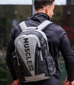 MuscleCloth Glory Sırt Çantası Gri Siyah Renkli Standart