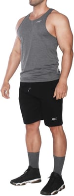 MuscleCloth Training Alpha Şort Siyah