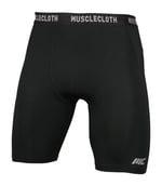MuscleCloth Training Erkek Şort Tayt Siyah