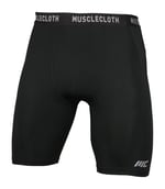 MuscleCloth Training Erkek Şort Tayt Siyah