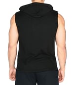 MuscleCloth Training Kapüşonlu Kolsuz T-Shirt Siyah