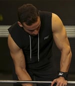 MuscleCloth Training Kapüşonlu Kolsuz T-Shirt Siyah