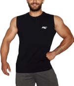 MuscleCloth Training Kolsuz T-Shirt Siyah