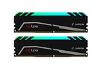 Mushkin REDLINE Lumina - DDR4 RGB Oyun DRAM - 16GB (2x8GB) UDIMM Bellek Kiti - 3200MHz (PC4-25600) CL-16-288-pin 1.35V Masaüstü RAM - XMP Hazır - LED Soğutucu - (MLA4C320GJJM8GX2)