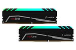 Mushkin REDLINE Lumina - DDR4 RGB Oyun DRAM - 16GB (2x8GB) UDIMM Bellek Kiti - 3200MHz (PC4-25600) CL-16-288-pin 1.35V Masaüstü RAM - XMP Hazır - LED Soğutucu - (MLA4C320GJJM8GX2)