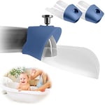 Musluk Uzatıcı, 2'li Paket Bebek Banyo Yardımcısı, Çocuklar Bebek Çocuklar için Banyo Küveti Musluk Uzatıcı, Banyo Mutfak Lavabo Musluk için Musluk Uzatıcı, Çoğu Musluğa Uyar (Koyu Mavi)