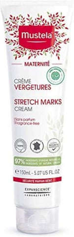Mustela Hamilelik için Hamile Çatlak Kremi - Doğal Avokado, Maracuja ve Shea Yağı ile - Kokusuz ve EWG Onaylı - 5.07 fl. Oz
