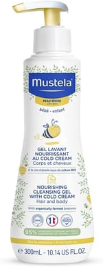 Mustela Mustela Kuru Ciltler için Cold Cream İçeren Besleyici Şampuan 300 ml 1 Paket