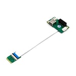 Mustpoint NGFF (M.2) Anahtar A/E - PCI-E Express x1 + USB Yükseltici Kart, Yüksek Hızlı FPC Kablosu