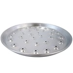 Mutfak Delikli Alüminyum Pizza Tepsisi Tavası 28 cm