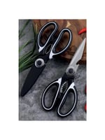 Mutfak Makası Ağır Hizmet Tipi Keskin Mutfak Makası, Çok Amaçlı Paslanmaz Çelik Makas, Tavuk, Balık, Et, Sebzeler, Otlar, Barbekü, Çiçekler, Kuru yemişler KALİTELİ AĞIR MALZEME