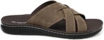 Muya 31318 M Tiger Casual Günlük Kahverengi Erkek Terlik