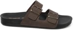 Muya 31410 M Nova Casual Günlük Kahverengi Erkek Terlik