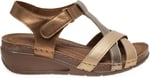 Muya 33209 Simbole Günlük Bronz Kadın Sandalet